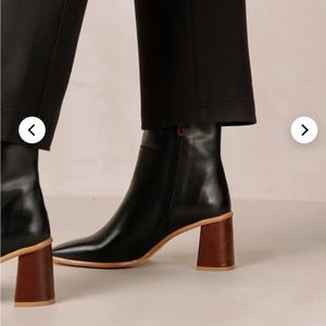 Alohas west vintage black booties